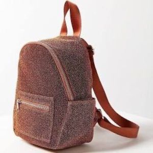 ❄️4 For $20 UO Glitter Party Classic Mini Backpack Copper/Brown